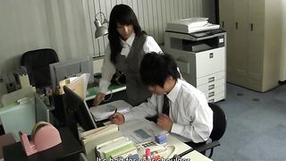 Lovely office lady is very friendly all day