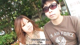 Sweet Brunette Gal Manami Gets A Large Pecker