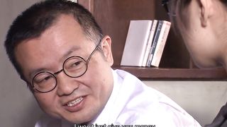 Nana Kunimi sucks old man's dick with joy