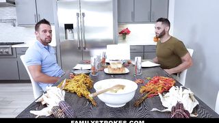 Army Boy Meets Busty Stepmom For Thanksgiving