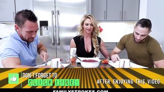 Army Boy Meets Busty Stepmom For Thanksgiving