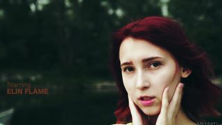 Teasing On The Bridge - Elin Flame