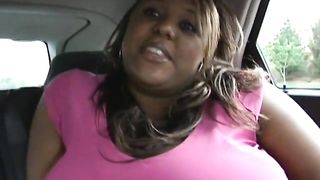 Fat Ebony Minxxx Swallows a Cock