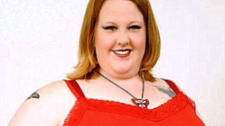 Fat Brunette Sizes Up the Cock