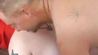 Fat Brunette Sizes Up the Cock