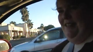 Cute BBW Ashley Gives a Head