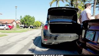 Blonde PAWG Works Out Her Tight Pussy